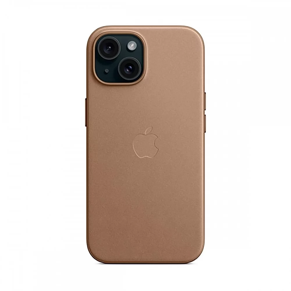 Чохол FineWoven Case with MagSafe Original for Apple iPhone 15 (OEM) - Taupe (ARM71973)