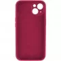 Чохол для смартфона Silicone Full Case AA Camera Protect for Apple iPhone 15 35,Maroon (FullAAi15-35)