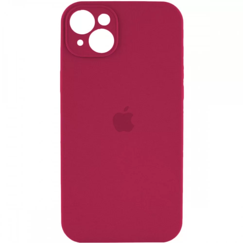 Чохол для смартфона Silicone Full Case AA Camera Protect for Apple iPhone 15 35,Maroon (FullAAi15-35)
