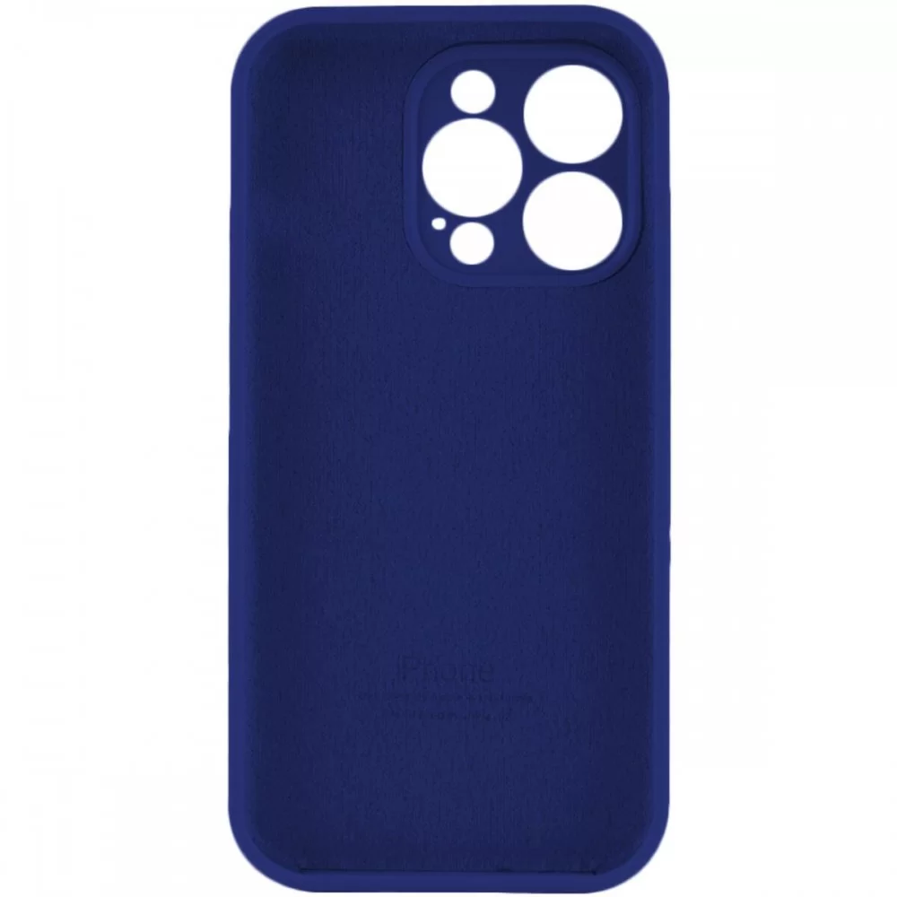 Чохол для смартфона Silicone Full Case AA Camera Protect for Apple iPhone 15 Pro 39,Navy Blue (FullAAi15P-39)