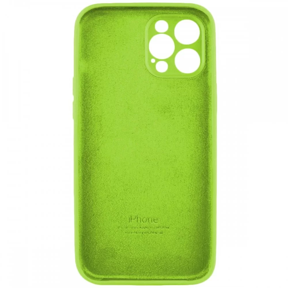 Чохол для смартфона Silicone Full Case AA Camera Protect for Apple iPhone 12 Pro 24,Shiny Green (FullAAi12P-24)
