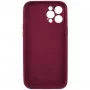 Чохол для смартфона Silicone Full Case AA Camera Protect for Apple iPhone 12 Pro 47,Plum (FullAAi12P-47)