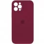 Чохол для смартфона Silicone Full Case AA Camera Protect for Apple iPhone 12 Pro 47,Plum (FullAAi12P-47)