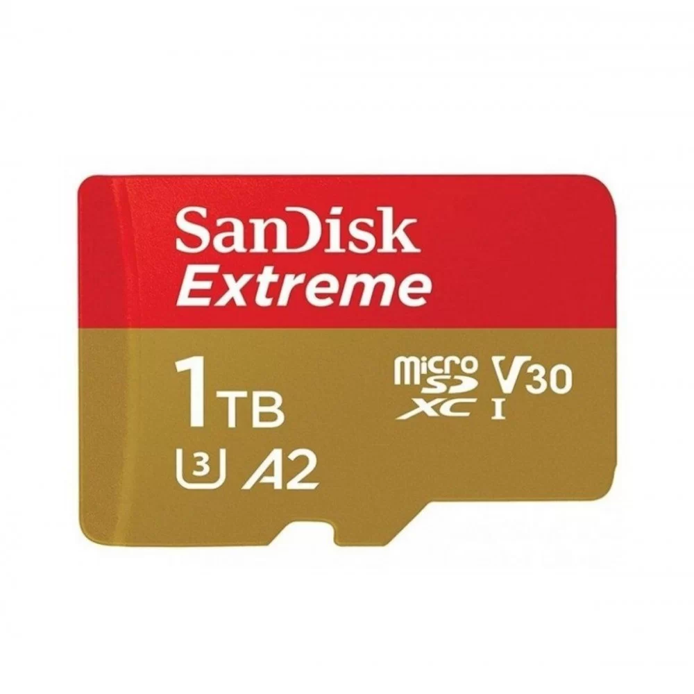 microSDXC (UHS-1 U3) SanDisk Extreme A2 1TB class 10 V30 (R190MB/s,W130MB/s) (adapter SD) (SDSQXAV-1T00-GN6MA)