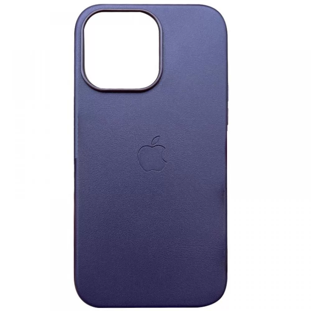 Шкіряний чохол Leather Case (AAA) with MagSafe and Animation для Apple iPhone 14 Pro Max (6.7