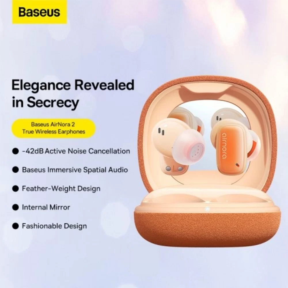 Навушники Baseus AirNora 2 True Wireless Earphones Gradient Orange (NGTW320207)