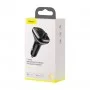 АЗП з FM-модулятором Baseus T Shaped S-13 Car Bluetooth MP3 Player (PPS Fast Charger Edition) Black (CCMT000101)