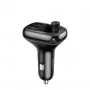 АЗП з FM-модулятором Baseus T Shaped S-13 Car Bluetooth MP3 Player (PPS Fast Charger Edition) Black (CCMT000101)