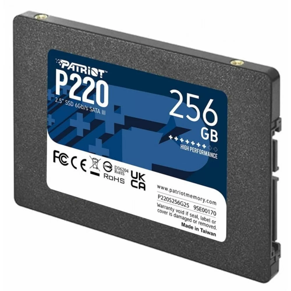 SSD Patriot P220 256GB 2.5" 7mm SATAIII (P220S256G25)
