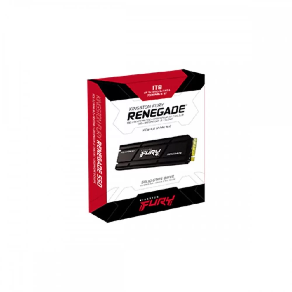 SSD M.2 Kingston FURY Renegade with Heatsink 1TB 2280 NVMe PCIe Gen 4.0 x4 3D TLC NAND (SFYRSK/1000G)