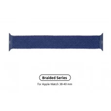 Ремінець ArmorStandart Braided Solo Loop для Apple Watch 38/40/41mm Atlantic Blue Size 6 (144 mm) (ARM58068)