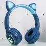 Bluetooth наушники CAT Ear XY-231 LED- темно-синий