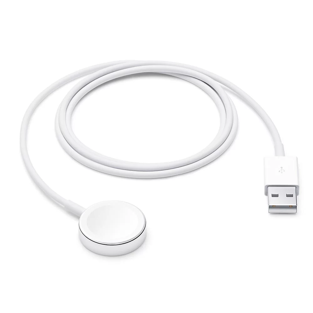 Беспроводное зарядное устройство для Apple Watch Magnetic Fast Charger USB (MKLG2CH/A1570)- белый