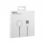 Беспроводное зарядное устройство для Apple Watch Magnetic Fast Charger USB (MKLG2CH/A1570)- белый