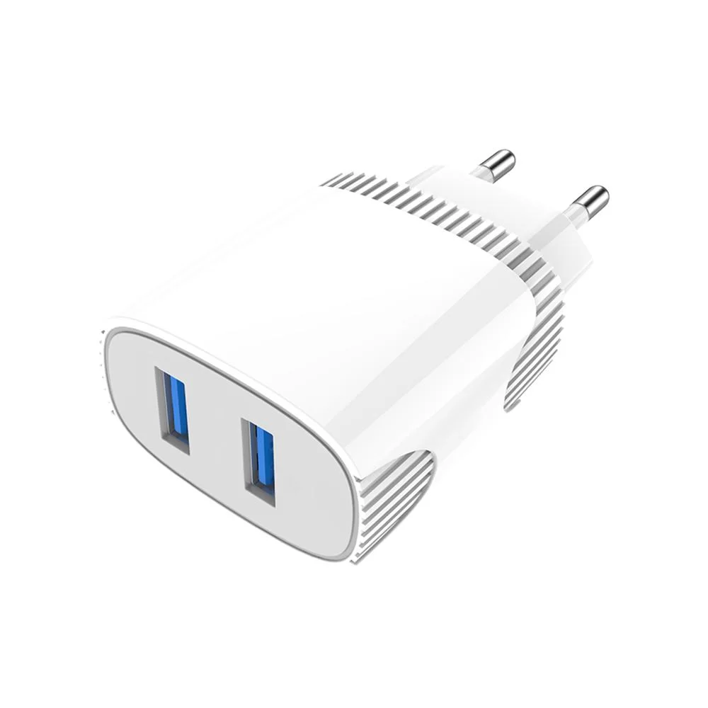 Сетевое зарядное устройство Aspor A811 (2USB/2.4A) + USB кабель Type-C- белый