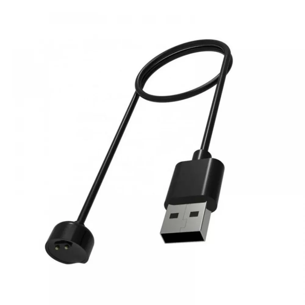 Кабель USB для Mi Band 5/6- черный