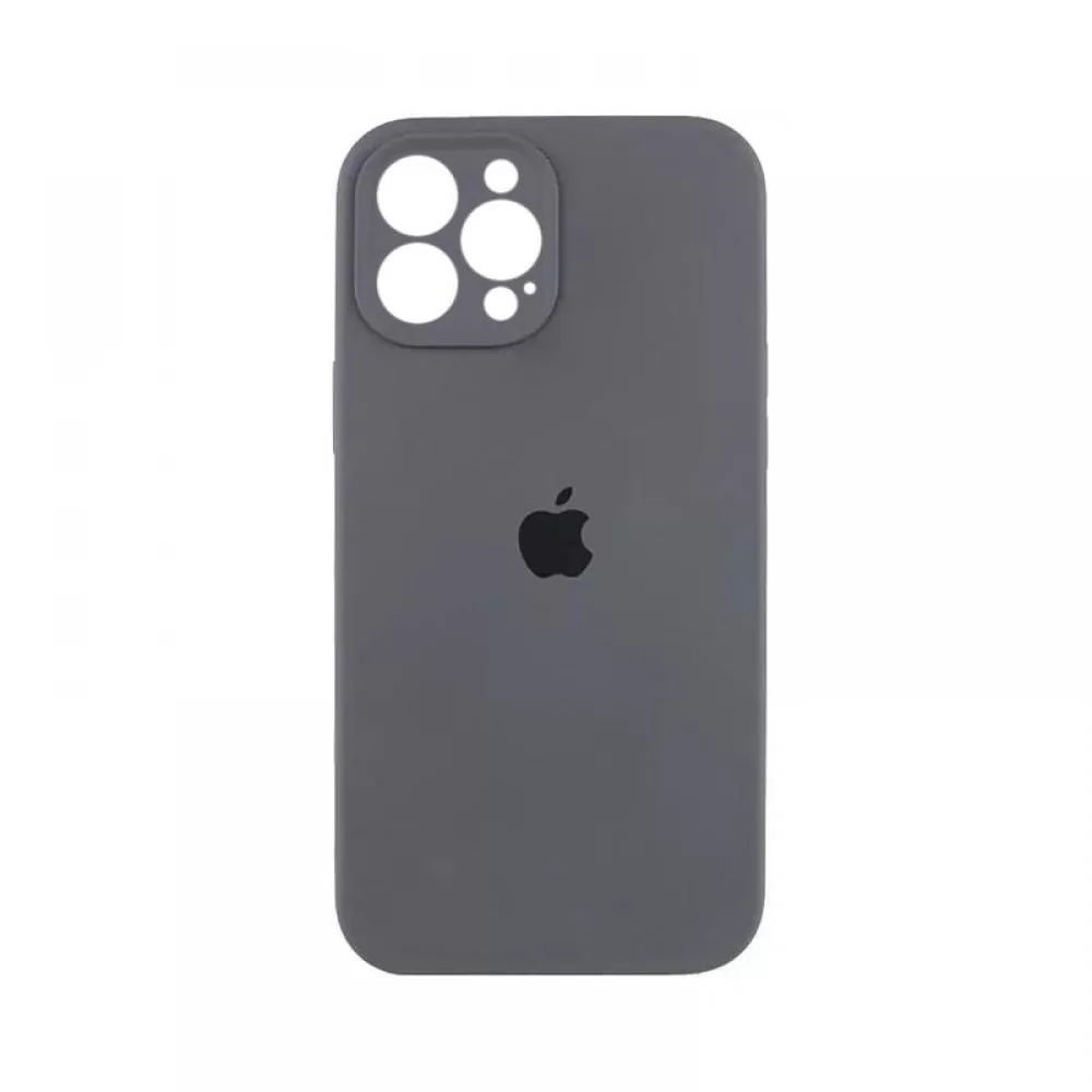 Чехол накладка Silicone Case Full Camera Protection для iPhone 13 Pro Max- midnight