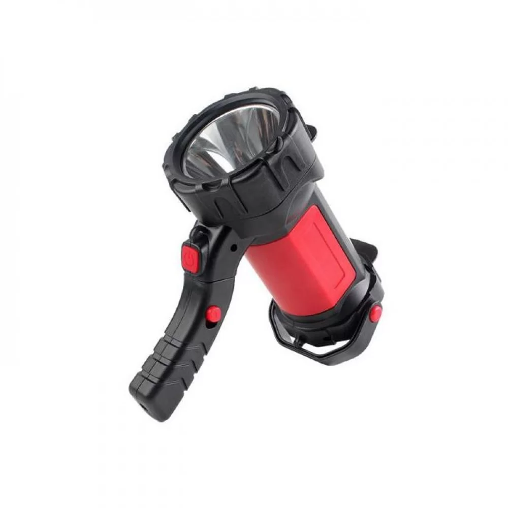 Ручной аккумуляторный фонарь T80C-5W + COB-красный- черный
