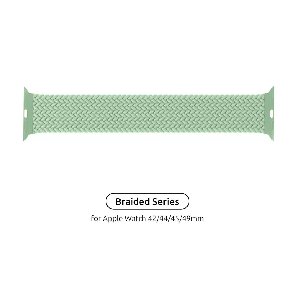 Ремінець ArmorStandart Braided Solo Loop для Apple Watch 42/44/45/49mm Mint Size 10 (172 mm) (ARM64912)