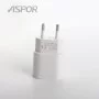 Сетевое зарядное устройство Aspor A818 Plus 2.4A iQ + USB кабель Type-C- белый