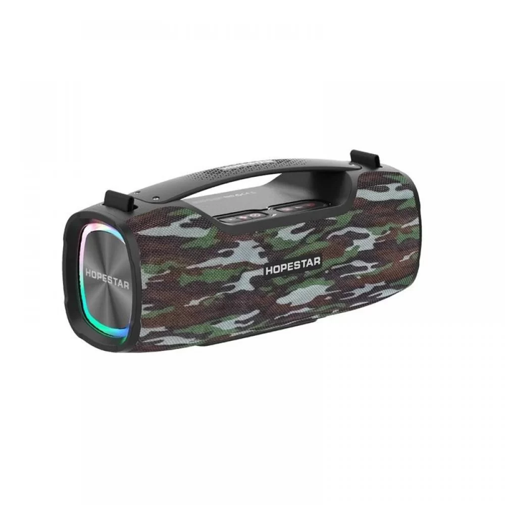 Bluetooth колонка Hopestar A6X- камуфляж зеленый