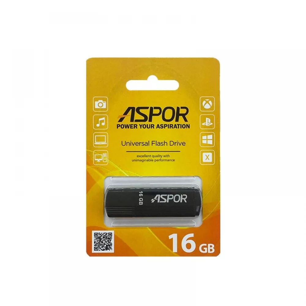 USB Flash Aspor AR121 16GB- черный