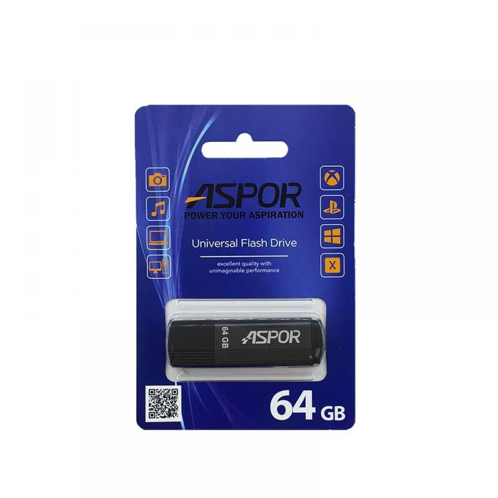 USB Flash Aspor AR121 64GB- графит