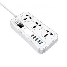 Сетевой фильтр-удлинитель Aspor A503 Auto Max (5USB/3.4A/2м)- белый