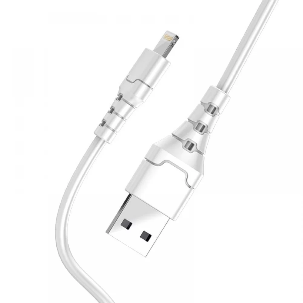 Кабель Aspor A101L Lightning Fast Charge 3A/2м- белый