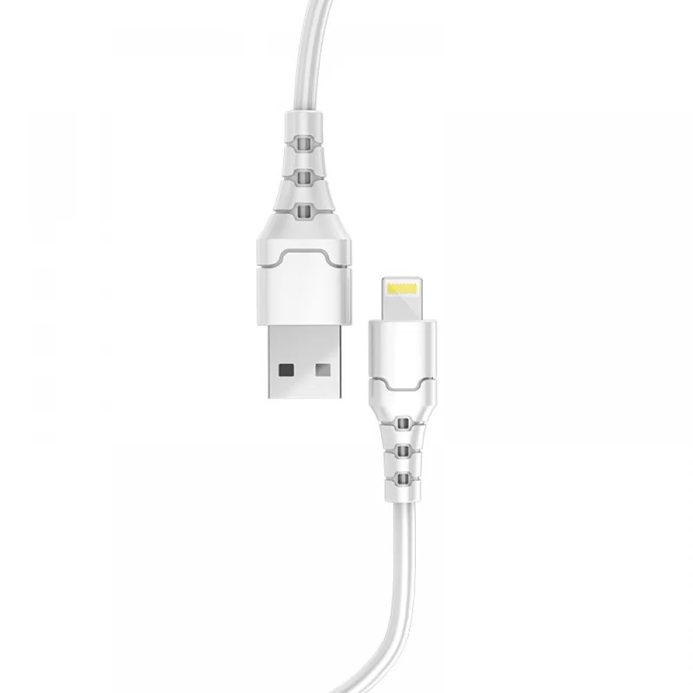 Кабель Aspor A101L Lightning Fast Charge 3A/2м- белый