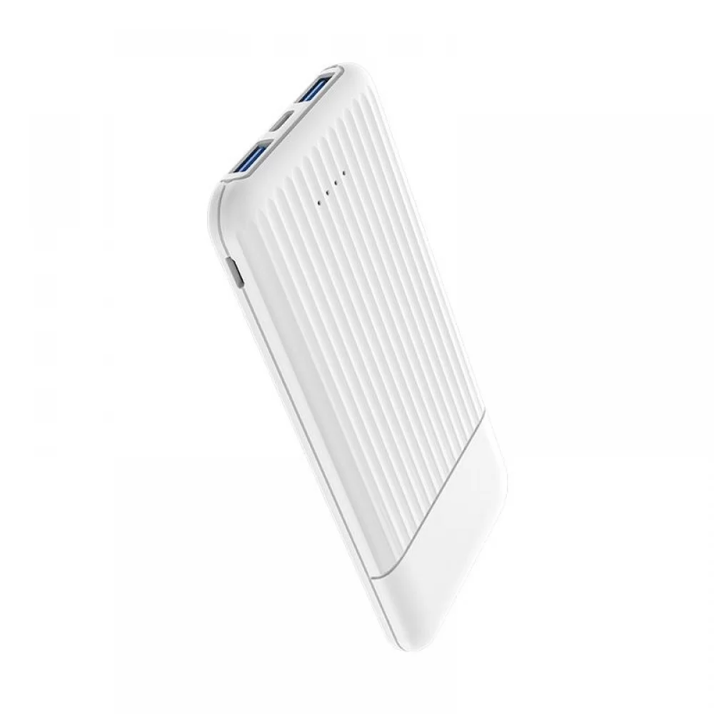 Портативное зарядное устройство Aspor A323 10000 mAh (Micro/Type-C/2USB/2.4A/2.4A)- белый