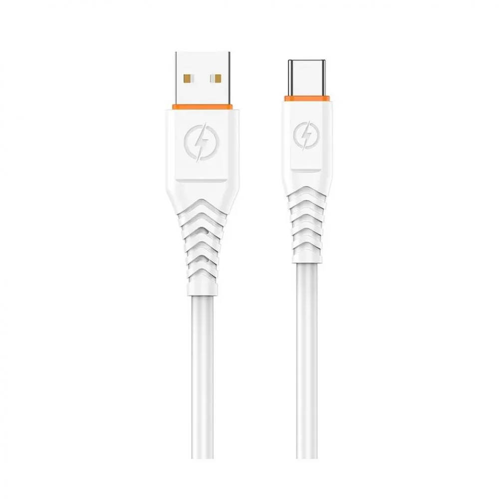 Кабель Aspor A127 Quick Charge USB – Type-C (6A/1м)- белый
