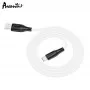 Кабель Avantis AC-87t Silicone USB – Type-C- черно-белый