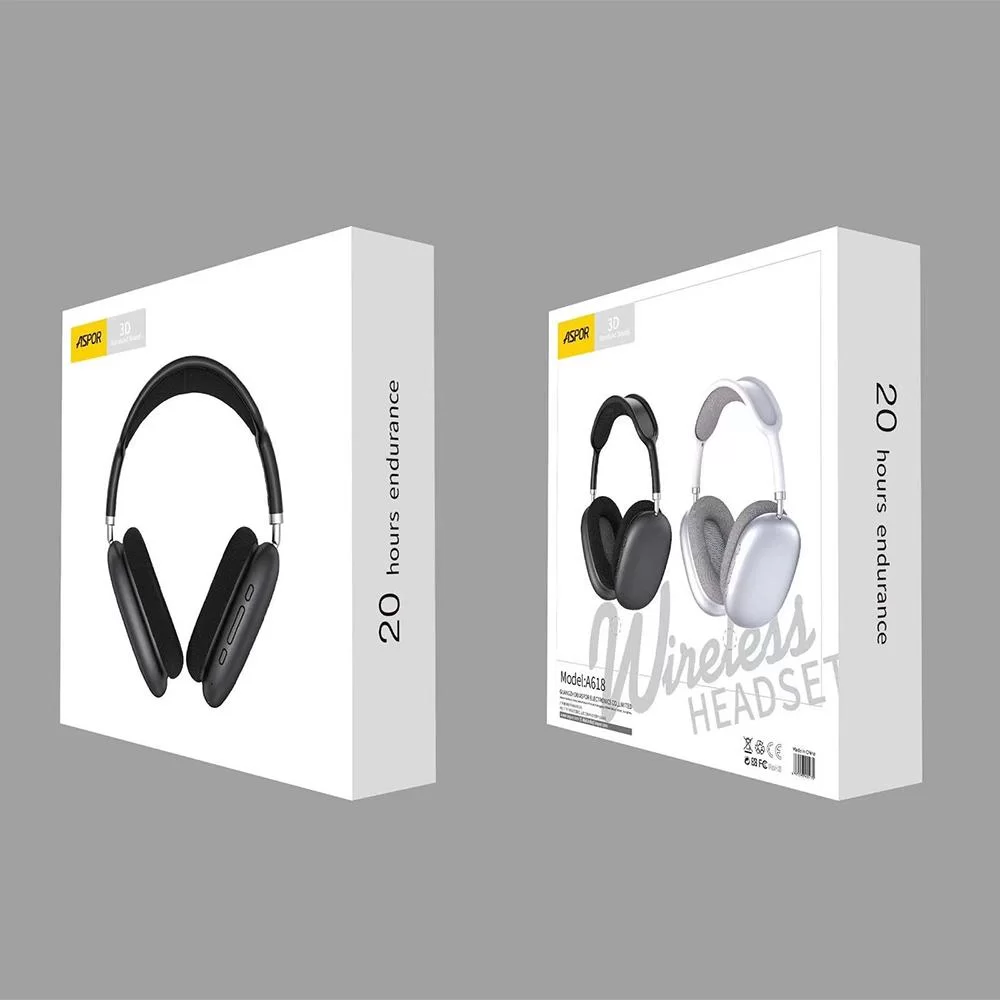 Bluetooth наушники Aspor A618- черный