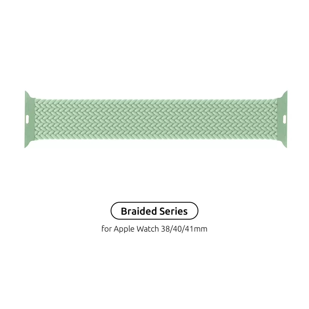 Ремінець ArmorStandart Braided Solo Loop для Apple Watch 38/40/41mm Mint Size 2 (120 mm) (ARM64900)