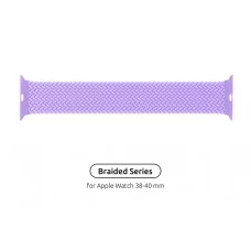 Ремінець ArmorStandart Braided Solo Loop для Apple Watch 38/40/41mm Lavender Grey Size 6 (144 mm) (ARM64899)