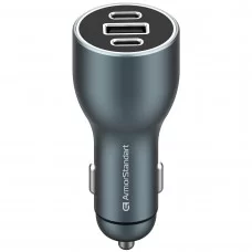 Автомобільний зарядний пристрій ArmorStandart Resolute Power ASPP-21 120W 2xUSB-C, USB (ARM70026)