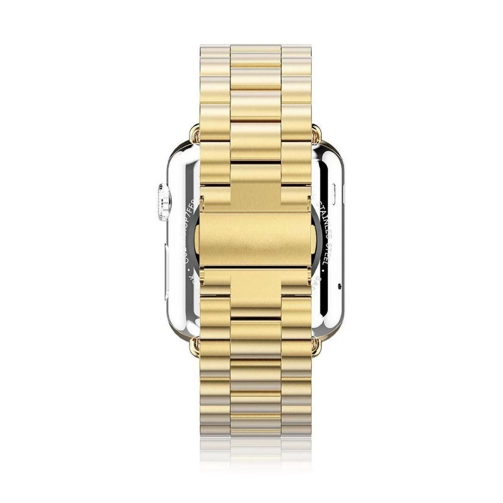 Металлический ремешок STR 3-Bead Metal Band for Apple Watch 38/40/41 mm - Silver