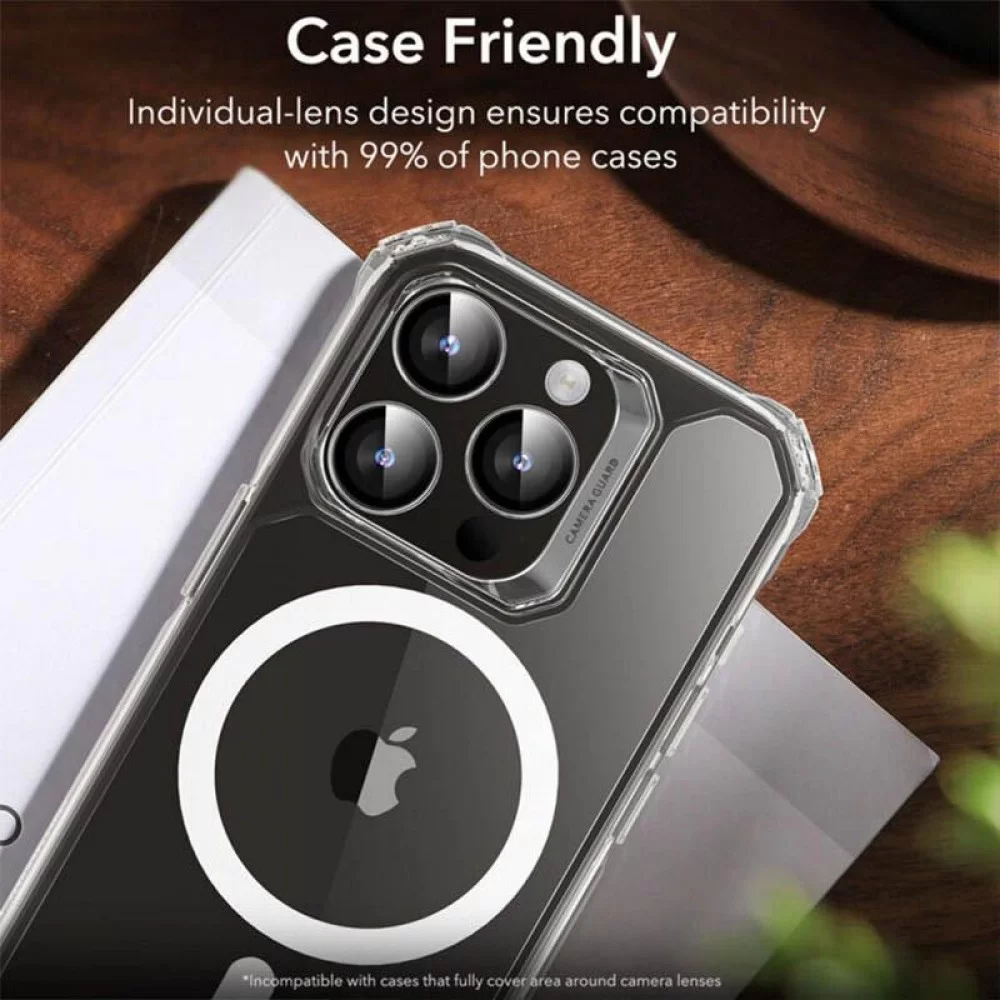 Захисне скло Metal Classic на камеру (в упак.) для Apple iPhone 15 Pro (6.1