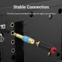 Адаптер Vention 6.35mm Male to RCA Female Audio Adapter Blue Aluminum Alloy Type (VDD-C03) (VDD-C03)