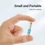 Адаптер Vention 6.35mm Male to RCA Female Audio Adapter Blue Aluminum Alloy Type (VDD-C03) (VDD-C03)