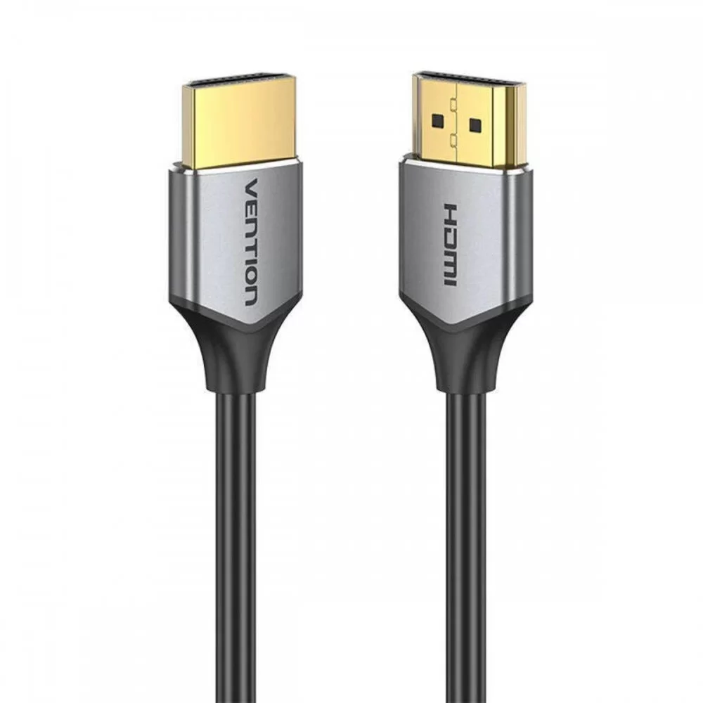 Кабель Vention Ultra Thin HDMI Male to Male HD v2.0 Cable 3M Gray Aluminum Alloy Type (ALEHI) (ALEHI)