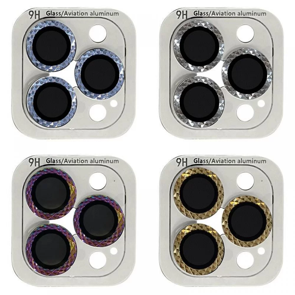 Захисне скло Metal Shine на камеру (в упак.) для Apple iPhone 13 Pro / 13 Pro Max