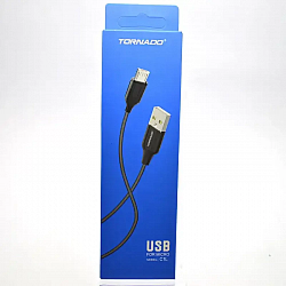 USB Cable TORNADO C-1L Micro 2.1A/1.2m