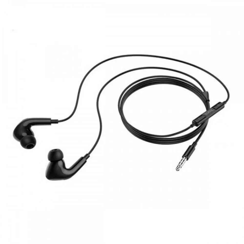 Навушники HOCO M101 Pro Crystal sound wire-controlled earphones with microphone Black (6931474782373)
