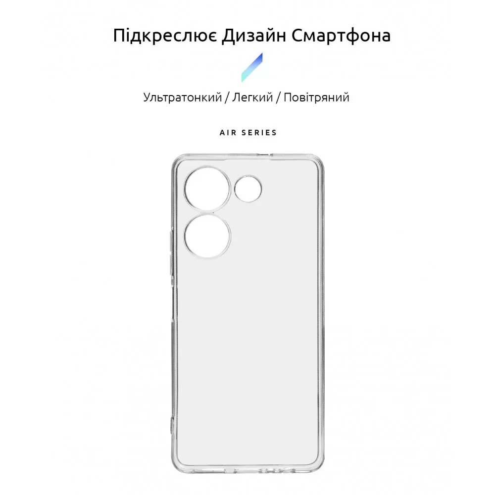 Панель ArmorStandart Air для Tecno Camon 20 4G Camera cover Clear (ARM69120)