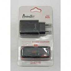 Мережевий Зарядний Пристрій Avantis A435 1USB QC3.0 Micro