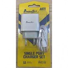 Мережевий Зарядний Пристрій Avantis A825 1USB Micro