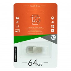 USB OTG флеш-накопичувач -Type C 64GB T&amp;G металева серія 104