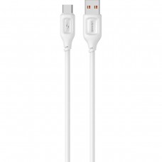 Кабель Usams US-SJ619 3A Type-C Charging & Data Cable -- Moe Series 1m White (SJ619USB02)